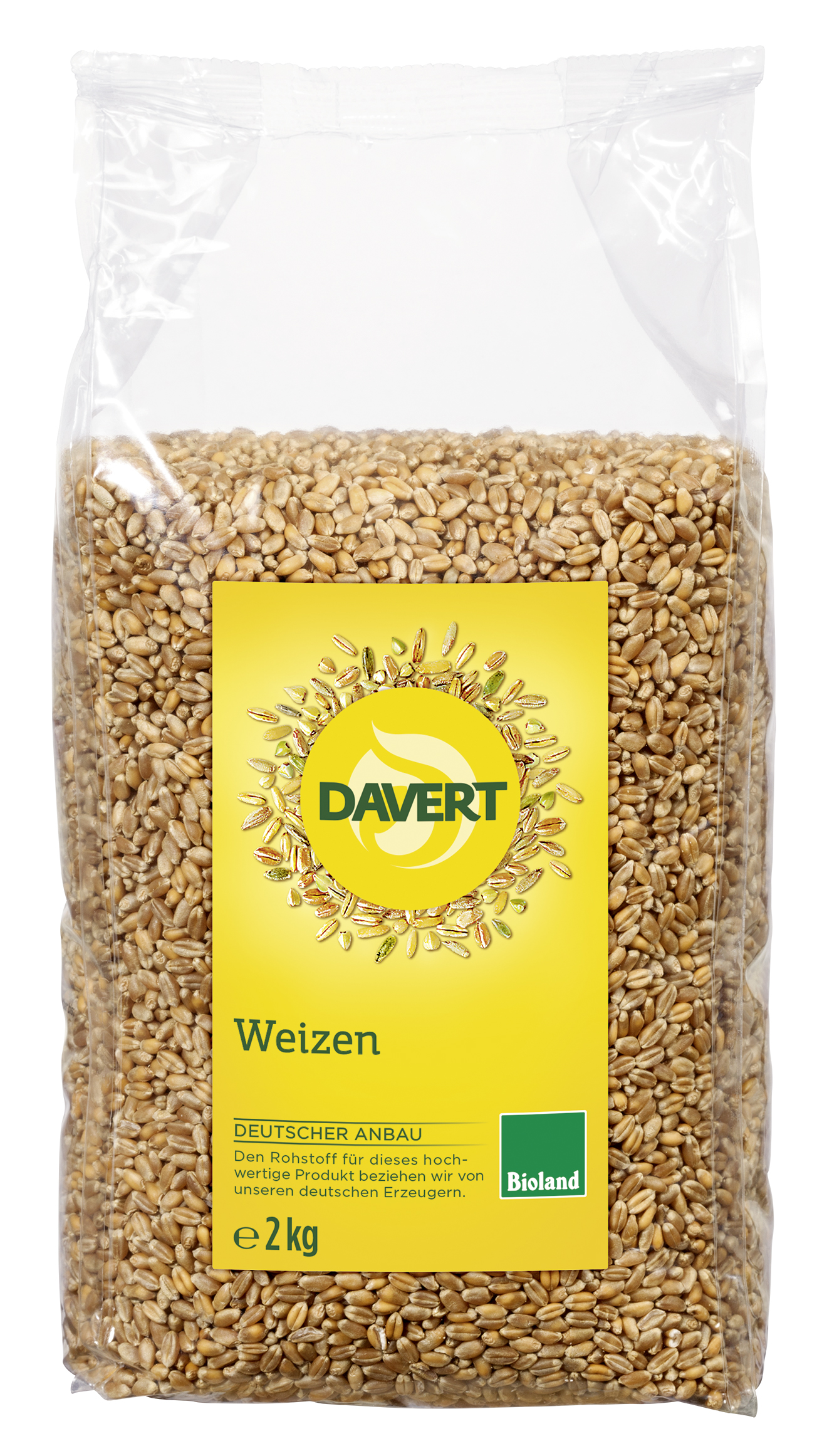 Weizen Bioland, 2kg | Davert Online-Shop Produkte Shop | Produkte | im | Bio Naturkost Alle